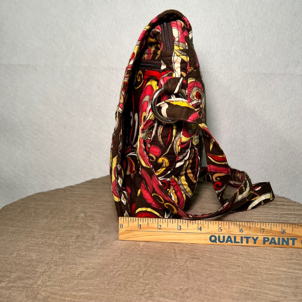 Vera Bradley Puccini Crossbody Messenger Bag retired pattern Boho Whimsigoth - Picture 11 of 11